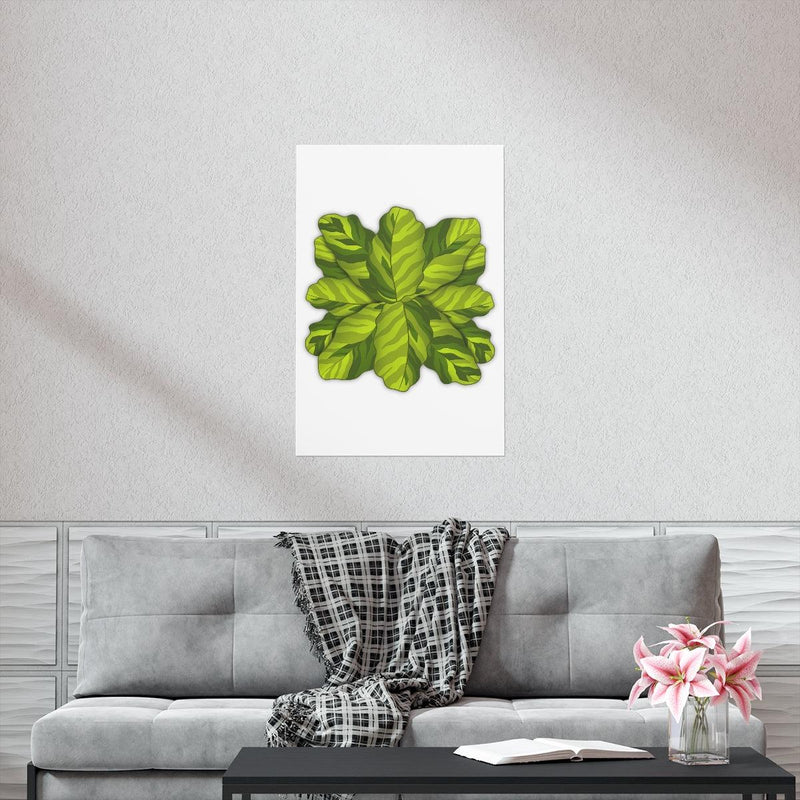 Calathea Yellow Fusion Print, Poster, Laura Christine Photography & Design, Back to School, Home & Living, Indoor, Matte, Paper, Posters, Valentine&