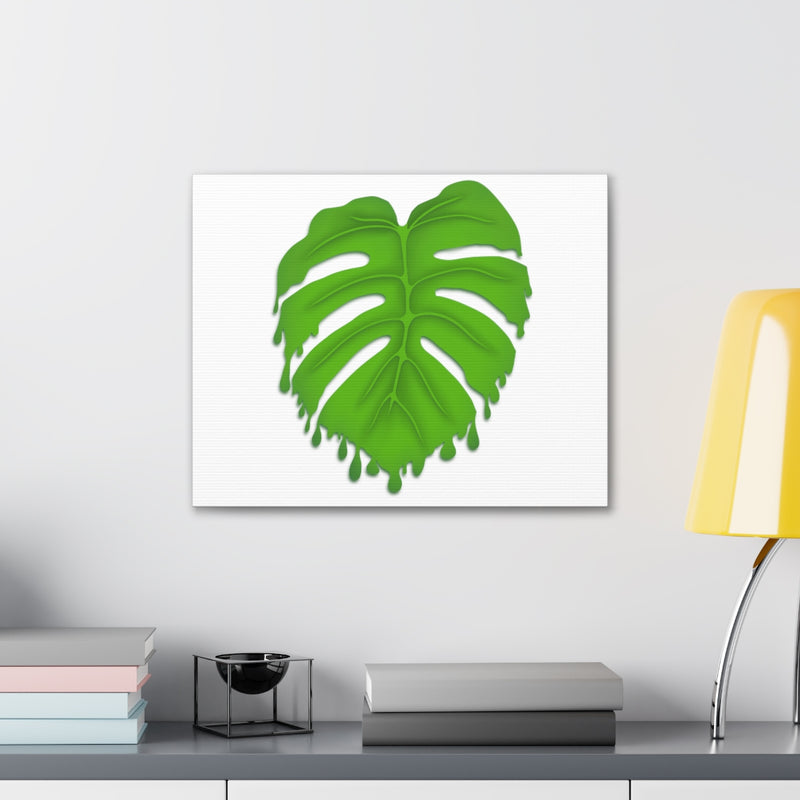 Melting Monstera Canvas