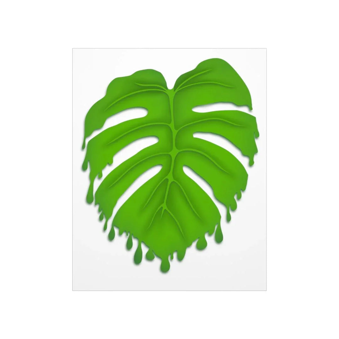 Melting Monstera Print, Poster, Laura Christine Photography & Design, Back to School, Home & Living, Indoor, Matte, Paper, Posters, Valentine's Day promotion, Laura Christine Photography & Design, laurachristinedesign.com