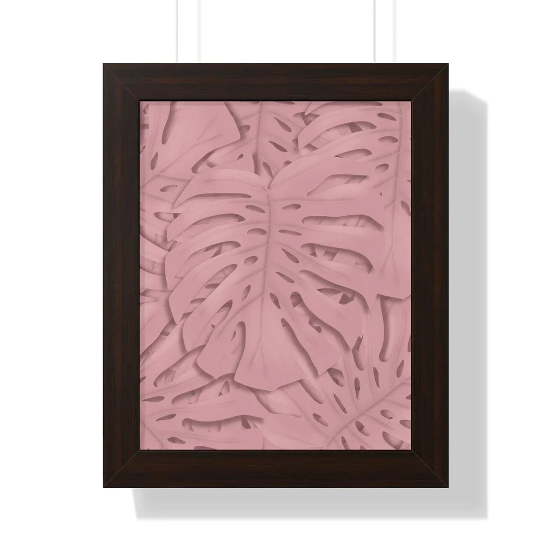 Soft Pink Monstera Framed Print, Poster, Laura Christine Photography & Design, Framed, Home & Living, Indoor, Paper, Posters, Laura Christine Photography & Design, laurachristinedesign.com