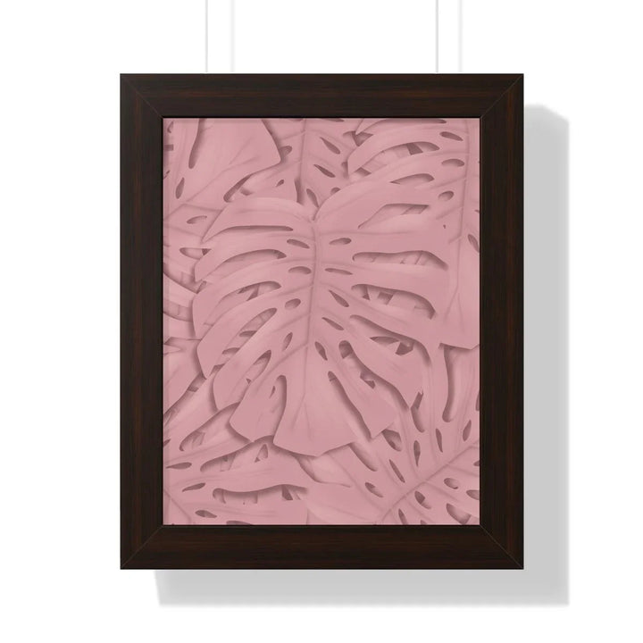 Soft Pink Monstera Framed Print, Poster, Laura Christine Photography & Design, Framed, Home & Living, Indoor, Paper, Posters, Laura Christine Photography & Design, laurachristinedesign.com