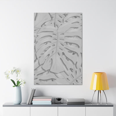 Soft Gray Monstera Canvas, Canvas, Laura Christine Photography & Design, Art & Wall Decor, Canvas, Hanging Hardware, Home & Living, Indoor, Laura Christine Photography & Design, laurachristinedesign.com