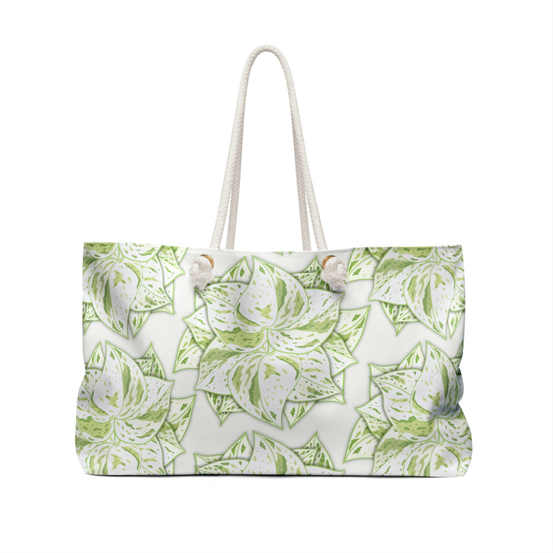 Snow Queen Pothos Weekender Bag