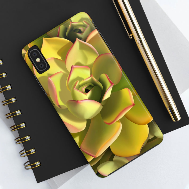 Noble Aeonium Succulent Phone Case, Phone Case, Printify, Accessories, Glossy, iPhone Cases, Matte, Phone accessory, Phone Cases, Samsung Cases, Laura Christine Photography & Design, laurachristinedesign.com