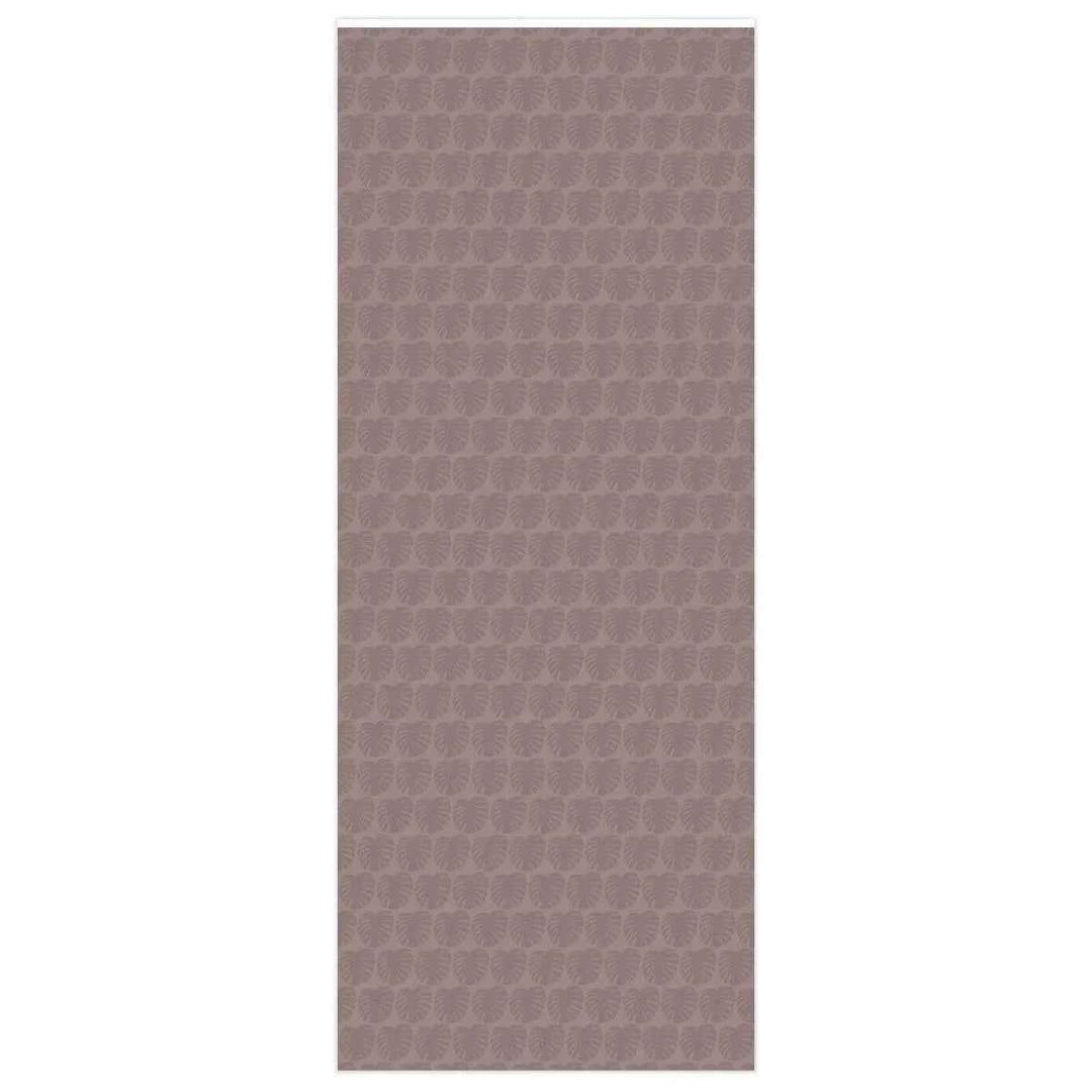 Monstera Wrapping Paper - Mauve Patterned Botanical Gift Wrap With Premium Gloss