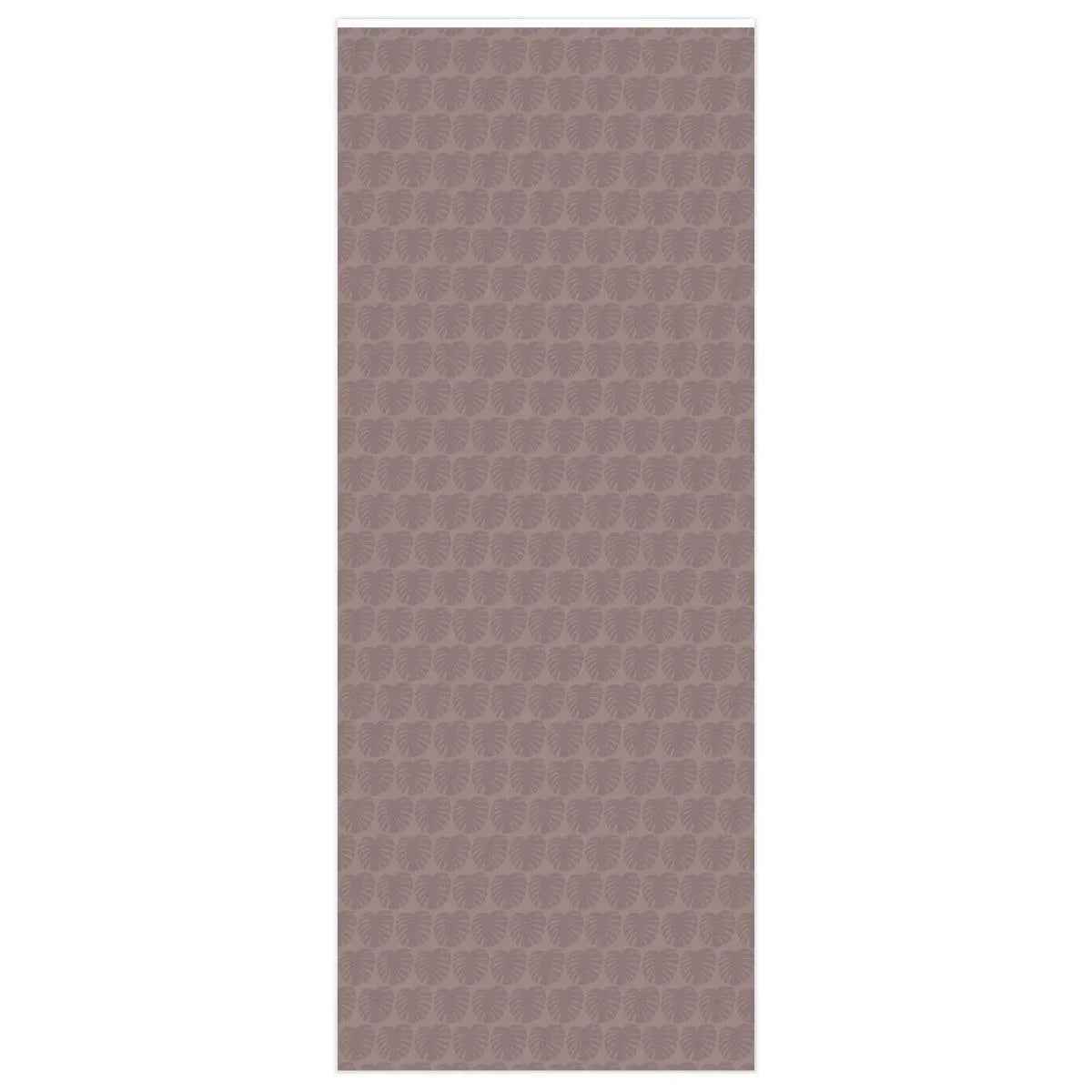 Monstera Wrapping Paper - Mauve Patterned Botanical Gift Wrap With Premium Gloss