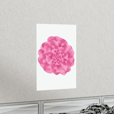 Abstract Peony Flower Print, Poster, Printify, Back to School, Home & Living, Indoor, Matte, Paper, Posters, Valentine's Day promotion, Laura Christine Photography & Design, laurachristinedesign.com