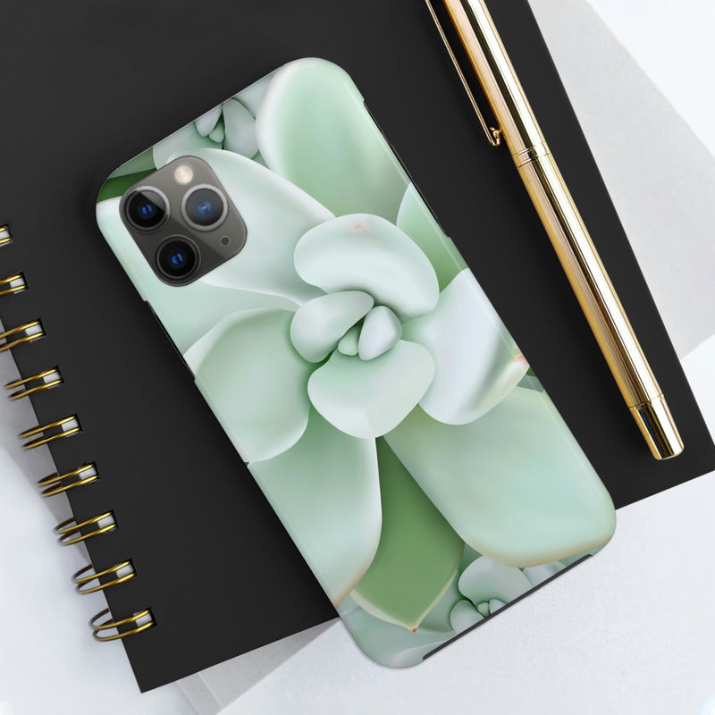 Pachyveria Haagei Succulent Phone Case, Phone Case, Printify, Accessories, Glossy, iPhone Cases, Matte, Phone accessory, Phone Cases, Samsung Cases, Laura Christine Photography & Design, laurachristinedesign.com