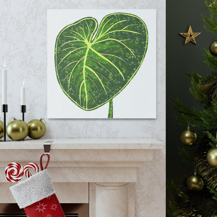 Philodendron Gloriosum Canvas - Stretched Canvas Art Print | Matte Indoor Wall Art - Laura Christine Photography & Design