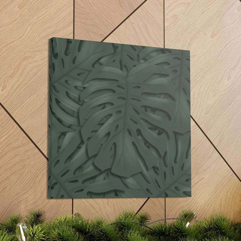 Deep Green Monstera Canvas, Canvas, Laura Christine Photography & Design, Art & Wall Decor, Canvas, Hanging Hardware, Home & Living, Indoor, Laura Christine Photography & Design, laurachristinedesign.com