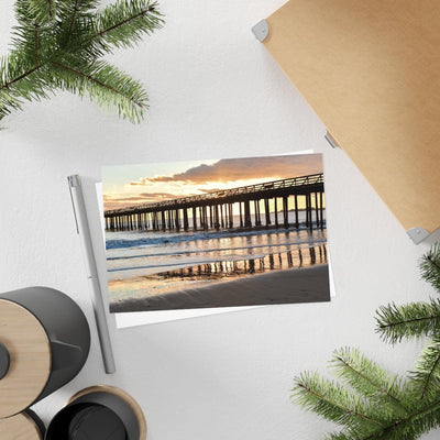 Sunset Pier #2 - Postcard, 10-pack, Paper products, Laura Christine Photography & Design, Back to School, Home & Living, Indoor, Matte, Paper, Posters, Laura Christine Photography & Design, laurachristinedesign.com
