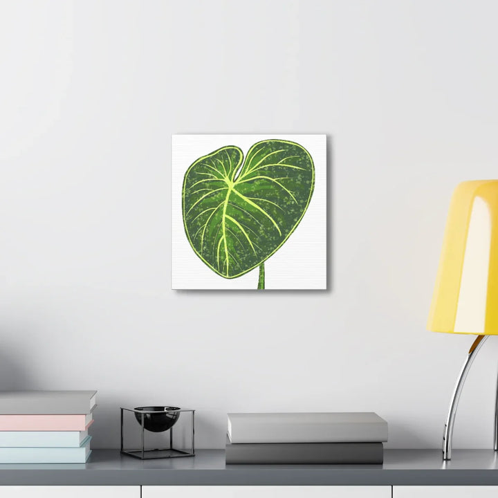 Philodendron Gloriosum Canvas - Stretched Canvas Art Print | Matte Indoor Wall Art - Laura Christine Photography & Design