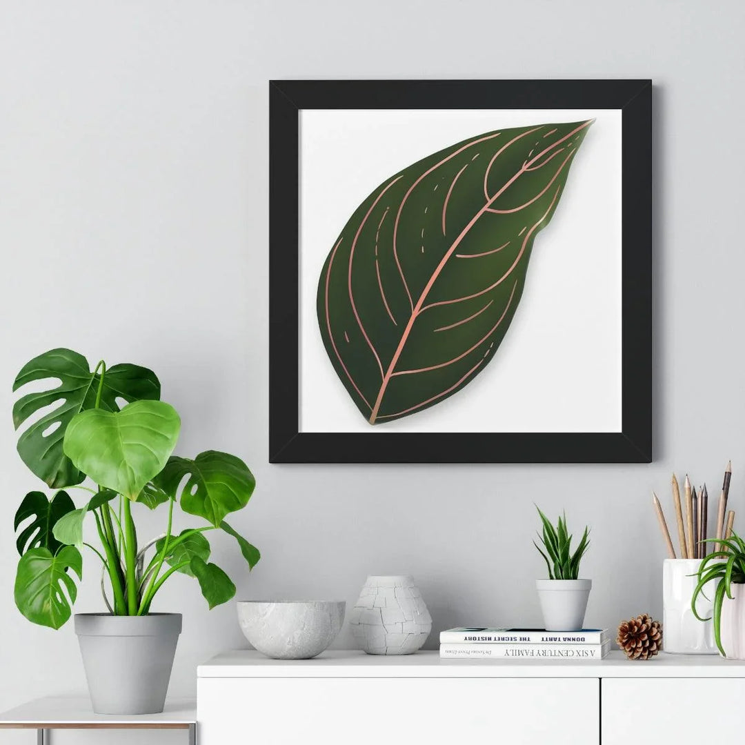 Aglaonema Rotundum Framed Print, Poster, Laura Christine Photography & Design, Framed, Home & Living, Indoor, Paper, Posters, Laura Christine Photography & Design, laurachristinedesign.com