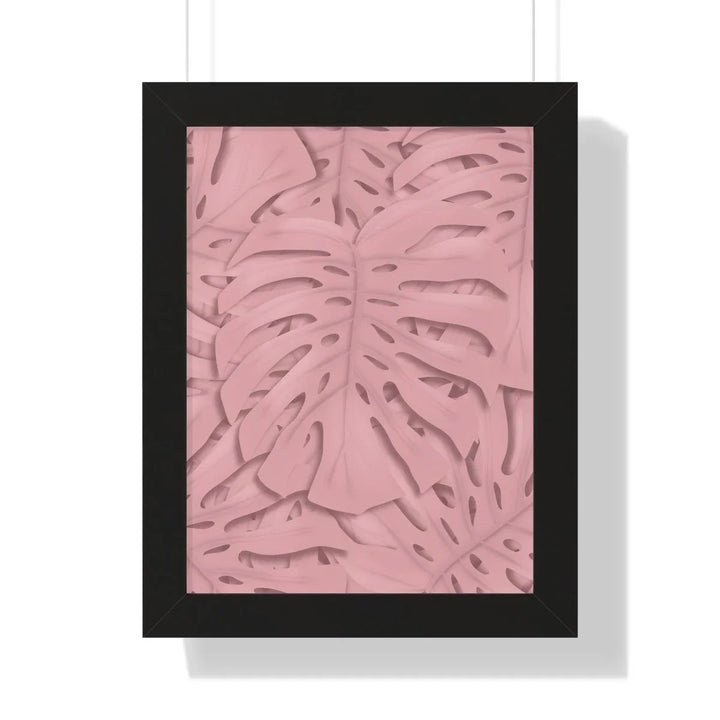 Soft Pink Monstera Framed Print, Poster, Laura Christine Photography & Design, Framed, Home & Living, Indoor, Paper, Posters, Laura Christine Photography & Design, laurachristinedesign.com