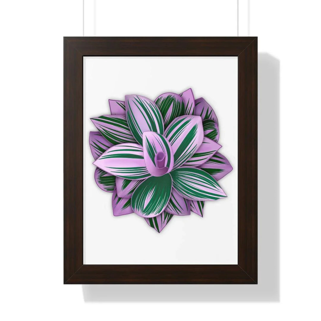 Tradescantia Nanouk Framed Print, Poster, Laura Christine Photography & Design, Framed, Home & Living, Indoor, Paper, Posters, Laura Christine Photography & Design, laurachristinedesign.com