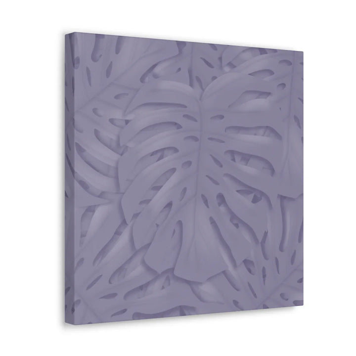 Violet Monstera Canvas – Durable Canvas Art Print With Matte Finish & Botanical Design