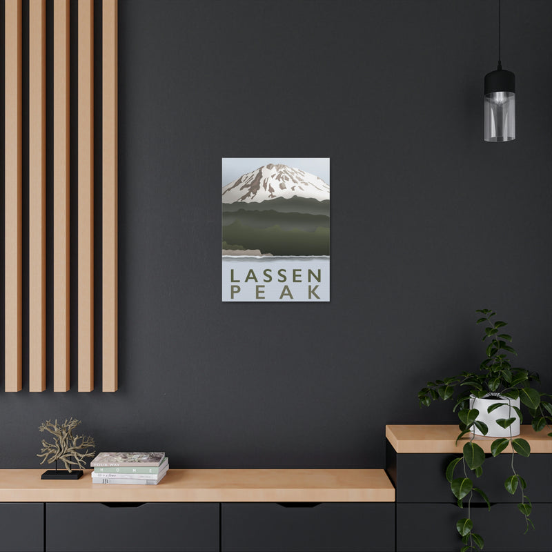 Lienzo minimalista Lassen Peak