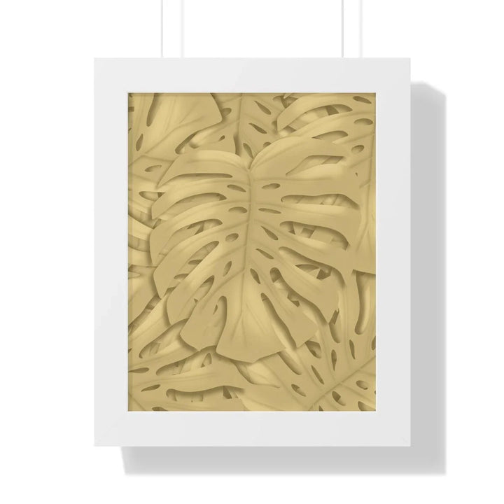 Golden Monstera Framed Print, Poster, Laura Christine Photography & Design, Framed, Home & Living, Indoor, Paper, Posters, Laura Christine Photography & Design, laurachristinedesign.com
