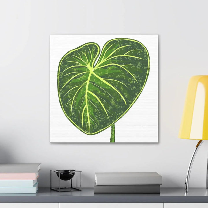 Philodendron Gloriosum Canvas - Stretched Canvas Art Print | Matte Indoor Wall Art - Laura Christine Photography & Design