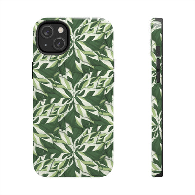 Calathea White Fusion Phone Case, Phone Case, Printify, Accessories, Android, Calathea, Gift, Glossy, House Plant, Illustration, Indoor Plant, Iphone, iPhone Cases, Matte, Mobile, Phone accessory, Phone Case, Phone Cases, Plant, Prayer Plant, Protective Case, Samsung Cases, White Fusion, Laura Christine Photography & Design, laurachristinedesign.com