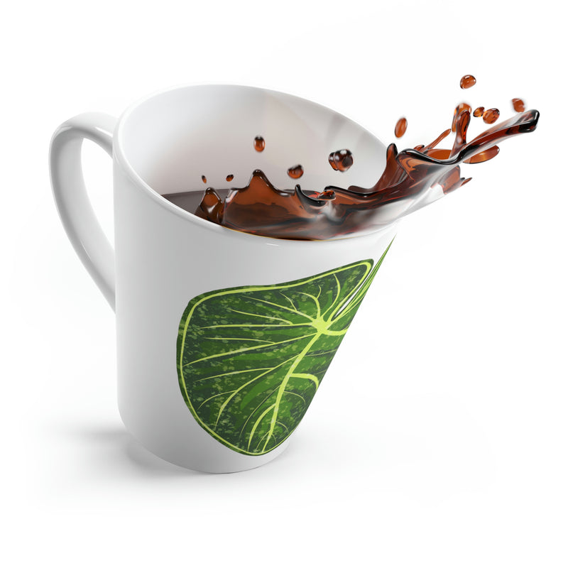 Philodendron Gloriosum Latte Mug, 12oz