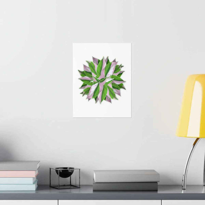 Tricolor Syngonium Print - Botanical Poster on Museum Grade Paper | Archival Ink Unframed