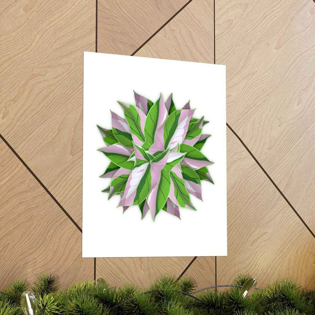 Tricolor Syngonium Print - Botanical Poster on Museum Grade Paper | Archival Ink Unframed