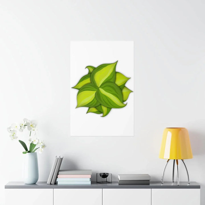 Philodendron Brasil Print – Botanical Wall Art on Museum Grade Paper Poster Unframed - Laura Christine Photography & Design