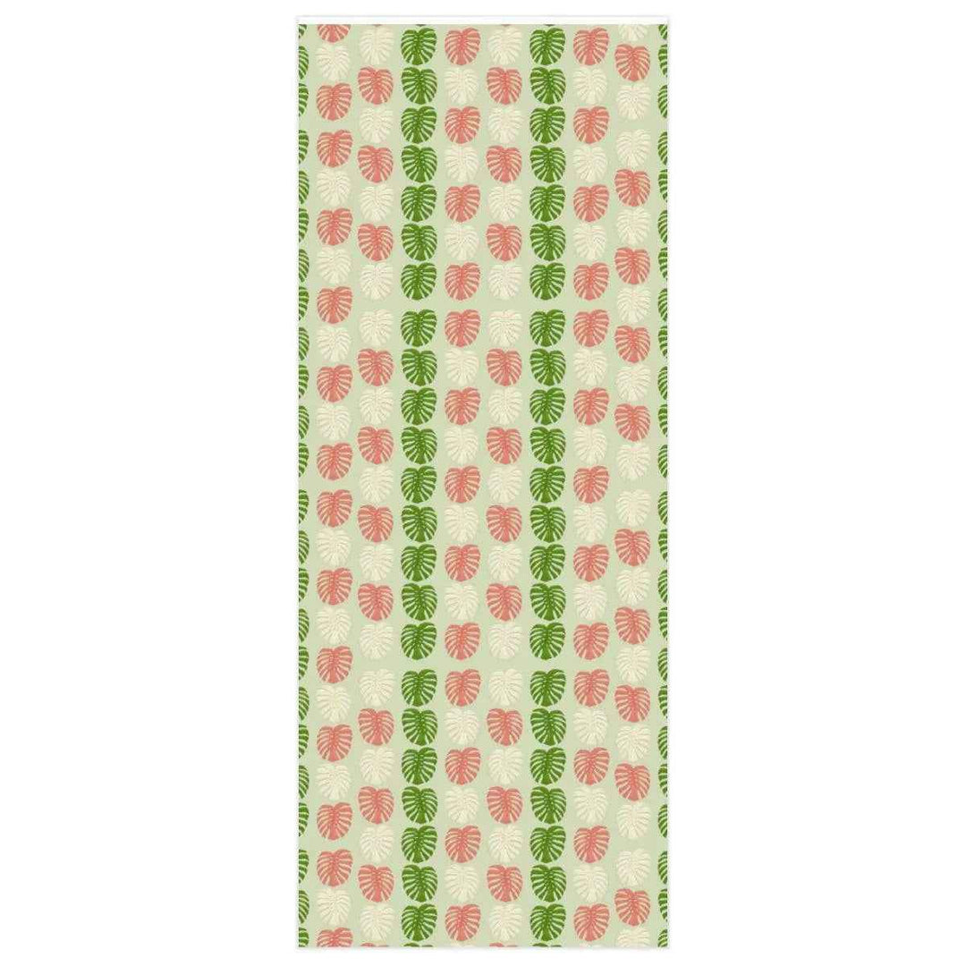 Monstera Deliciosa Wrapping Paper – Tropical Leaf Botanical Gift Wrap Sheets