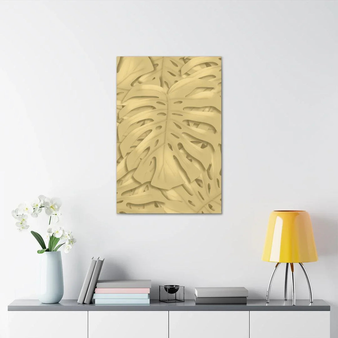 Golden Monstera Canvas, Canvas, Laura Christine Photography & Design, Art & Wall Decor, Canvas, Hanging Hardware, Home & Living, Indoor, Laura Christine Photography & Design, laurachristinedesign.com