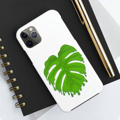 Melting Monstera Phone Case, Phone Case, Printify, Accessories, Glossy, iPhone Cases, Matte, Phone accessory, Phone Cases, Samsung Cases, Laura Christine Photography & Design, laurachristinedesign.com
