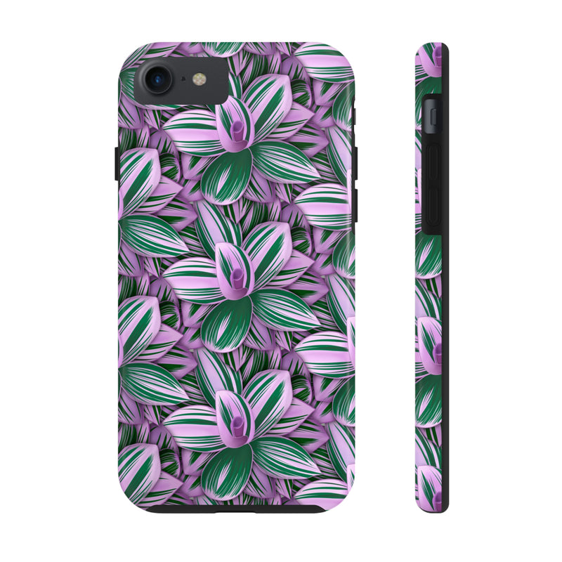 Tradescantia Nanouk Phone Case, Phone Case, Printify, Accessories, Glossy, iPhone Cases, Matte, Phone accessory, Phone Cases, Samsung Cases, Laura Christine Photography & Design, laurachristinedesign.com