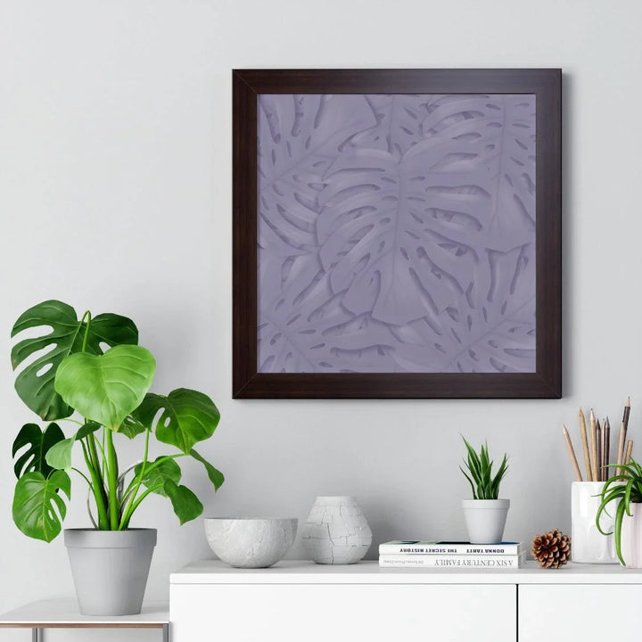 Violet Monstera Framed Print, Poster, Laura Christine Photography & Design, Framed, Home & Living, Indoor, Paper, Posters, Laura Christine Photography & Design, laurachristinedesign.com