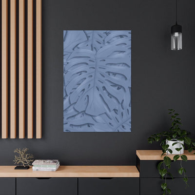 Slate Blue Monstera Canvas, Canvas, Laura Christine Photography & Design, Art & Wall Decor, Canvas, Hanging Hardware, Home & Living, Indoor, Laura Christine Photography & Design, laurachristinedesign.com