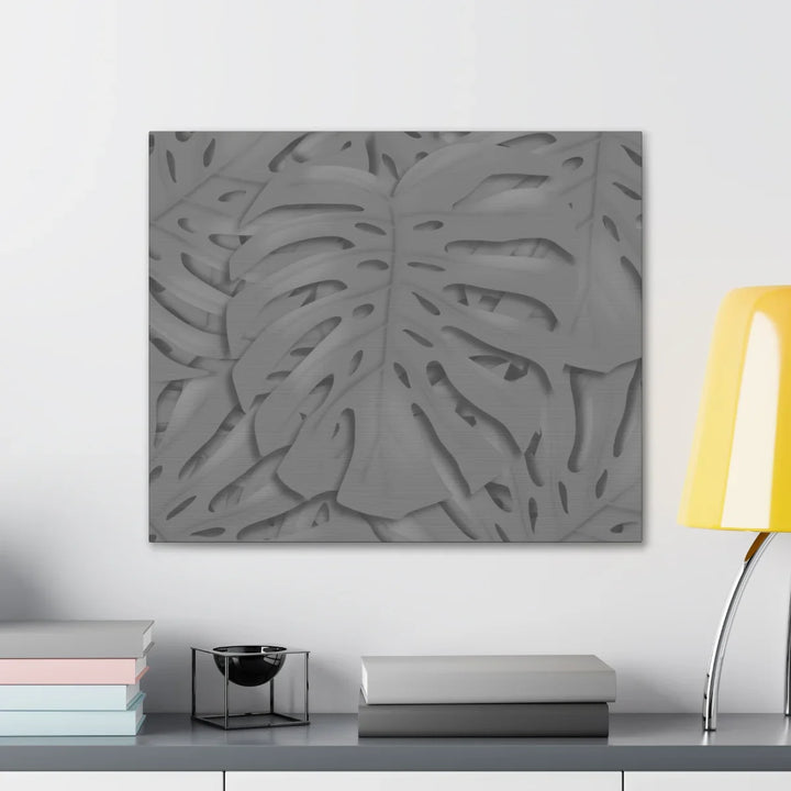 Monstera Canvas Art - Durable Matte Finish Canvas Art Print | Tropical Leaf Wall Decor