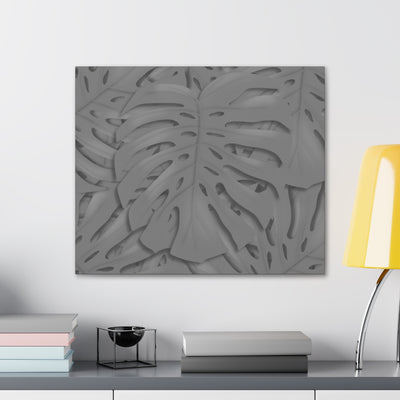 Smokey Monstera Canvas