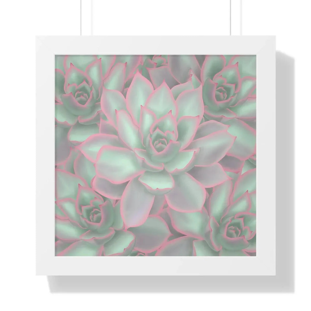 Echeveria Violet Queen Succulent Framed Print, Poster, Laura Christine Photography & Design, Framed, Home & Living, Indoor, Paper, Posters, Laura Christine Photography & Design, laurachristinedesign.com