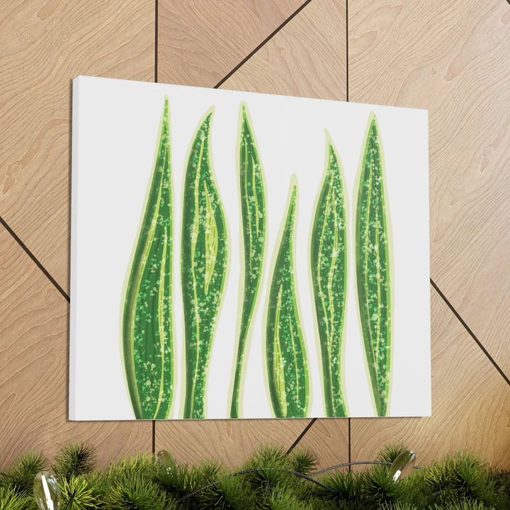 Snake Plant Canvas | Botanical Canvas Decor - Matte Finish Artwork for Living Room - Laura Christine Photography & Design