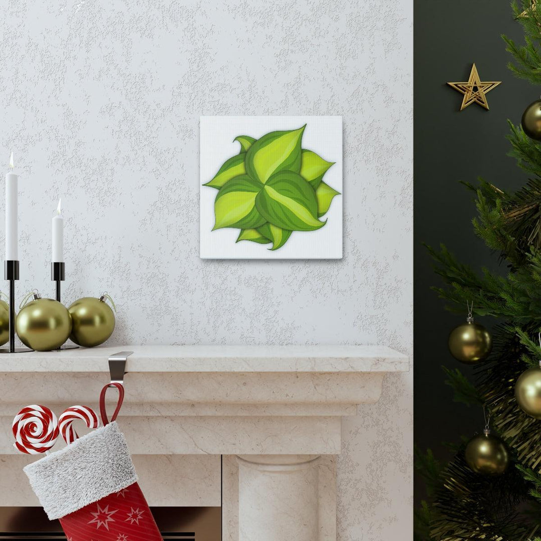 Philodendron Brasil Canvas - Botanical Canvas Art Print With Matte Finish & Durable Hanging - Laura Christine Photography & Design