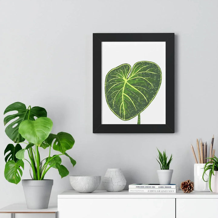 Philodendron Gloriosum Framed Print, Poster, Laura Christine Photography & Design, Framed, Home & Living, Indoor, Paper, Posters, Laura Christine Photography & Design, laurachristinedesign.com