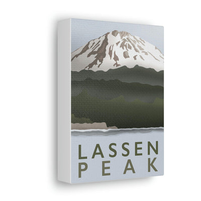 Lassen Peak Minimalist Canvas, Canvas, Printify, Art & Wall Decor, Canvas, Hanging Hardware, Home & Living, Indoor, Laura Christine Photography & Design, laurachristinedesign.com