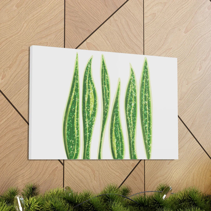 Snake Plant Canvas | Botanical Canvas Decor - Matte Finish Artwork for Living Room - Laura Christine Photography & Design