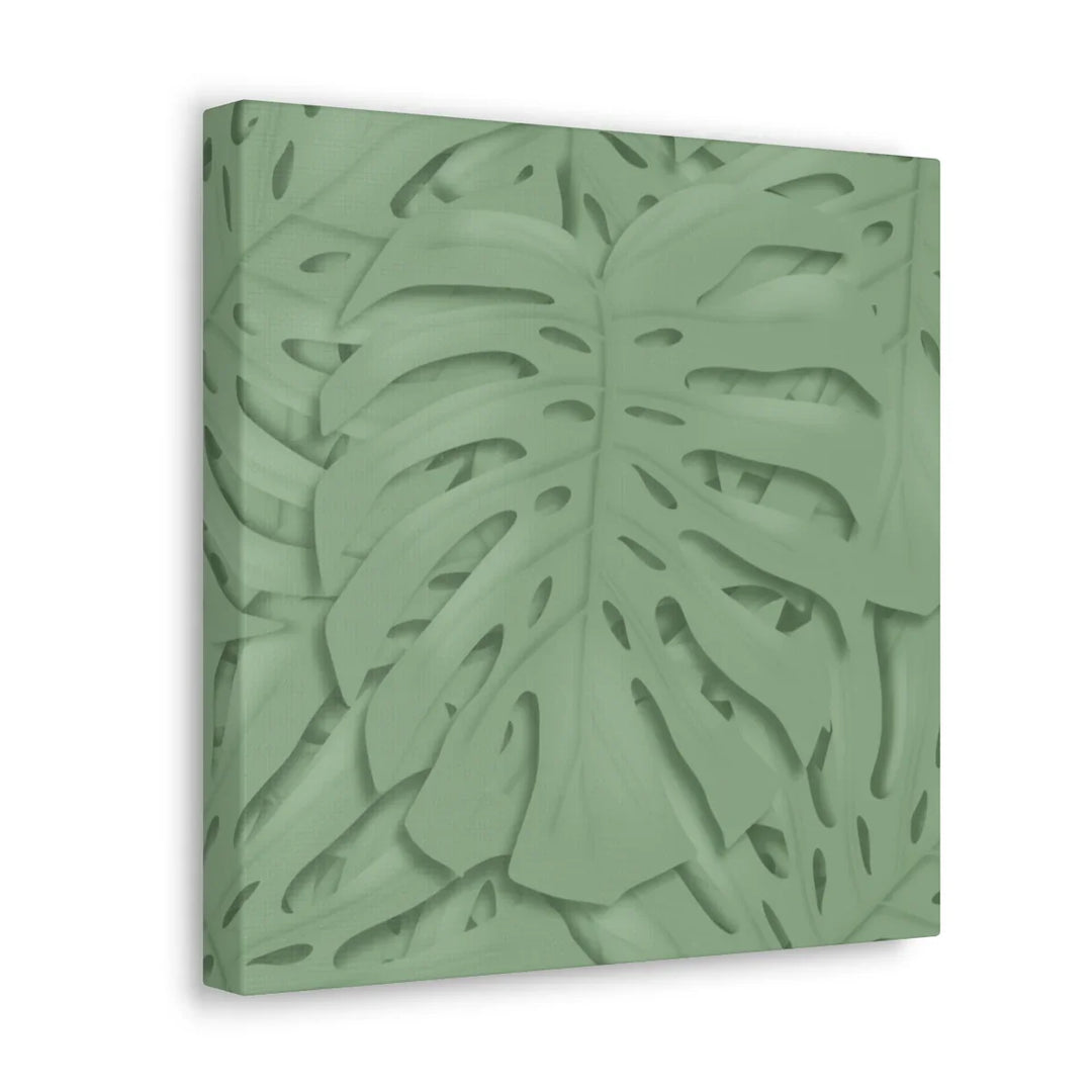 Monstera Canvas Art | Durable Matte Finish Canvas Art Print for Indoor Wall Decor
