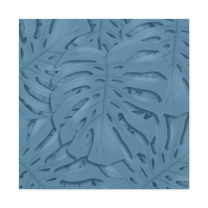 Cerulean Blue Monstera Canvas, Canvas, Laura Christine Photography & Design, Art & Wall Decor, Canvas, Hanging Hardware, Home & Living, Indoor, Laura Christine Photography & Design, laurachristinedesign.com