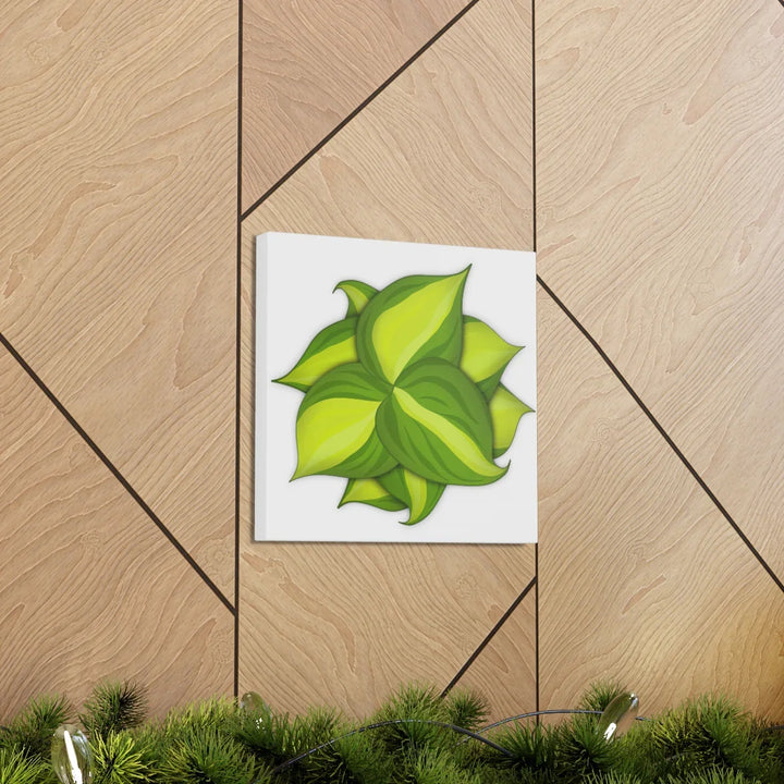 Philodendron Brasil Canvas - Botanical Canvas Art Print With Matte Finish & Durable Hanging - Laura Christine Photography & Design