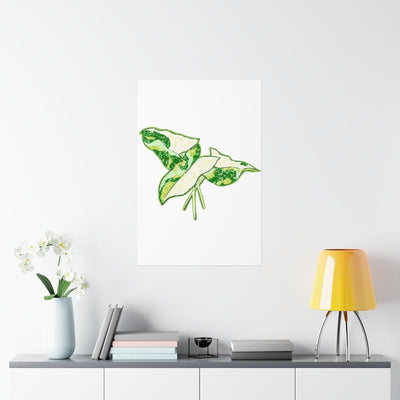 Marble Syngonium Print, Poster, Laura Christine Photography & Design, Back to School, Home & Living, Indoor, Matte, Paper, Posters, Valentine's Day promotion, Laura Christine Photography & Design, 