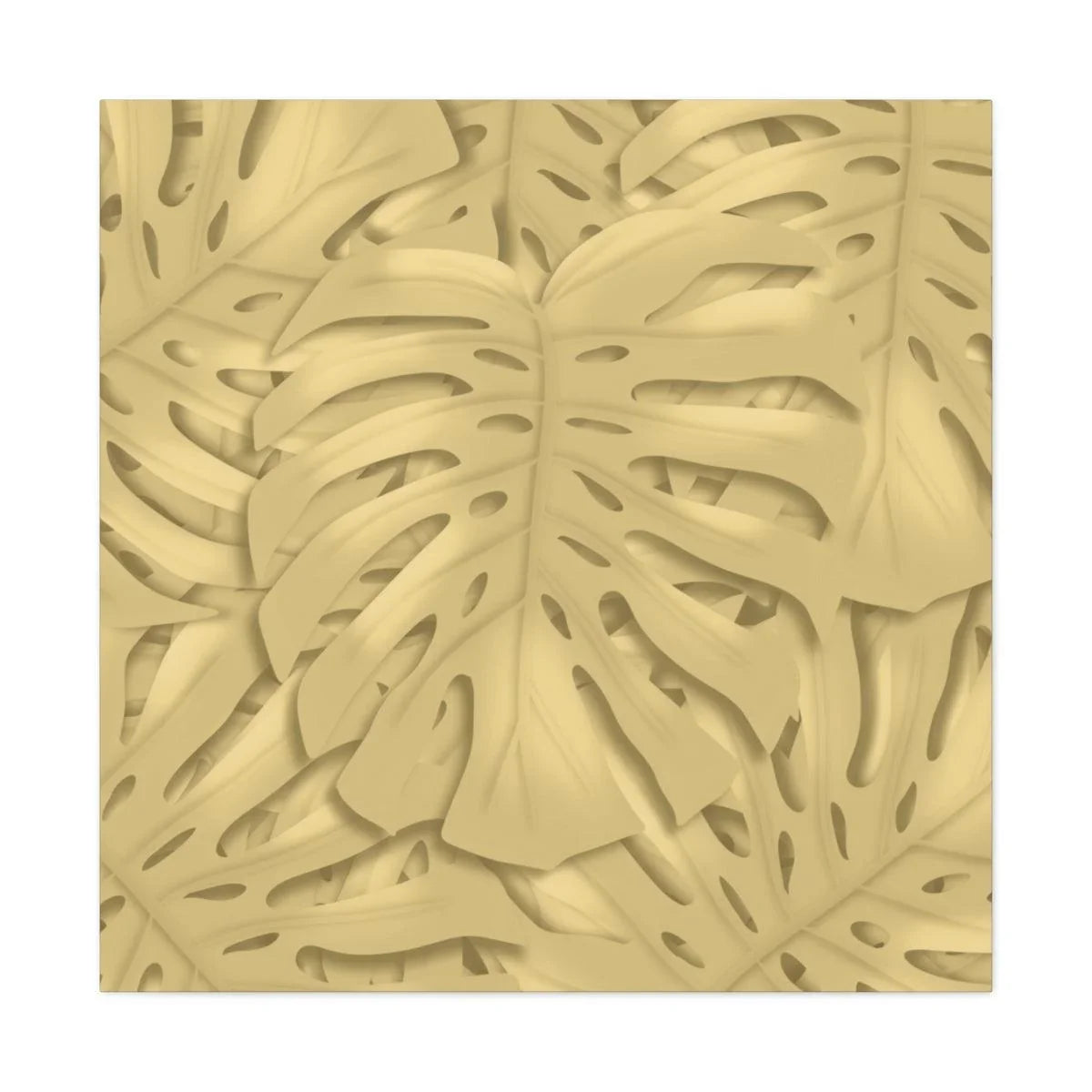 Golden Monstera Canvas, Canvas, Laura Christine Photography & Design, Art & Wall Decor, Canvas, Hanging Hardware, Home & Living, Indoor, Laura Christine Photography & Design, laurachristinedesign.com