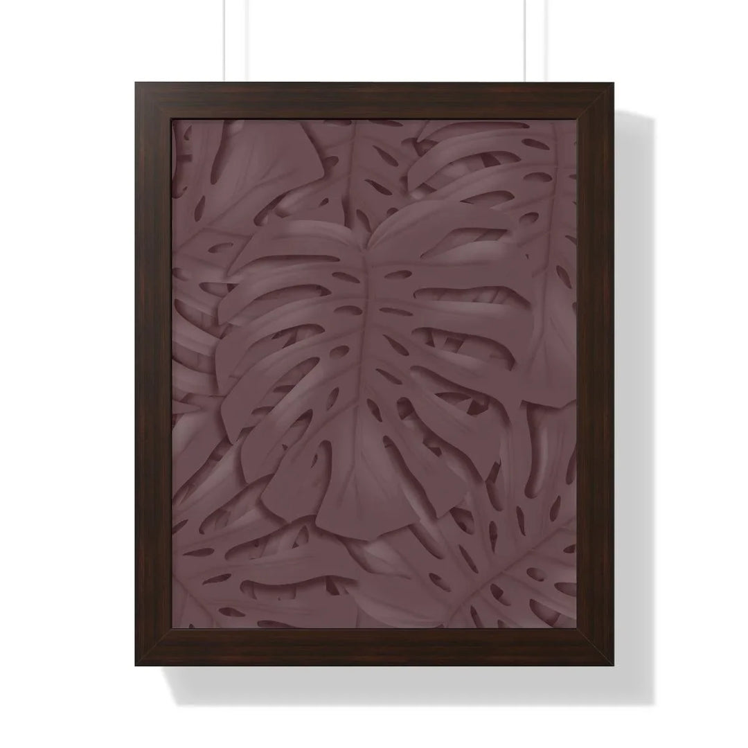 Merlot Monstera Framed Print, Poster, Laura Christine Photography & Design, Framed, Home & Living, Indoor, Paper, Posters, Laura Christine Photography & Design, laurachristinedesign.com