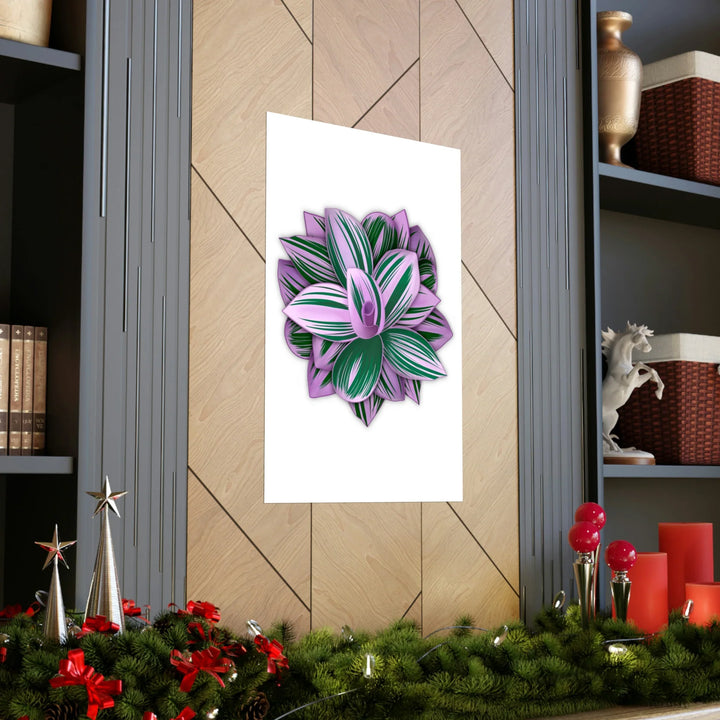 Tradescantia Nanouk Print – Botanical Wall Art on Museum-Grade Paper Poster Unframed - Laura Christine Photography & Design