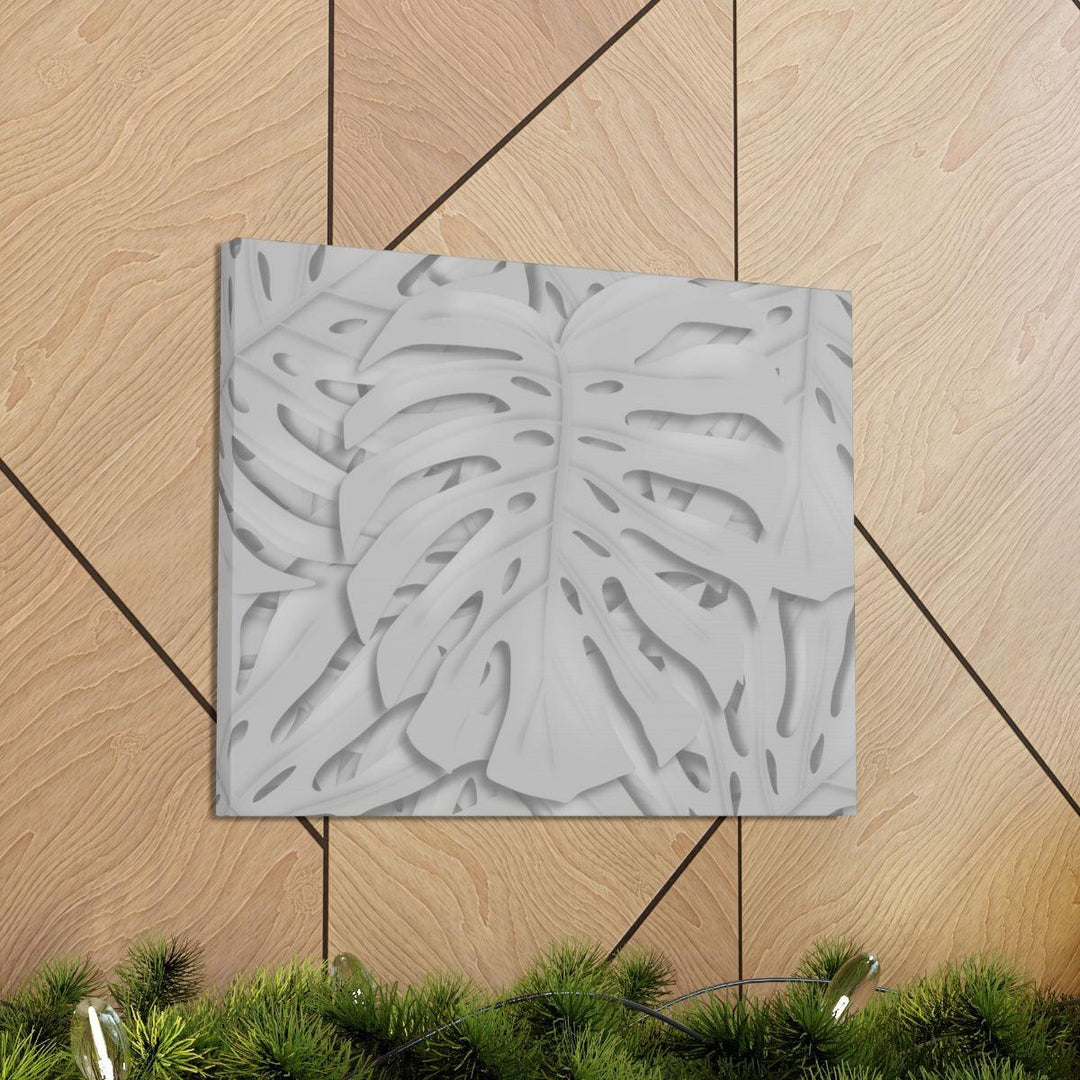 Soft Gray Monstera Canvas, Canvas, Laura Christine Photography & Design, Art & Wall Decor, Canvas, Hanging Hardware, Home & Living, Indoor, Laura Christine Photography & Design, laurachristinedesign.com